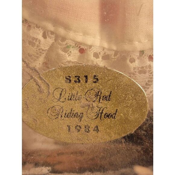 Vintage 1984 Precious Ones Porcelain Collection Little Red Riding Hood Doll IOB - Picture 2 of 6